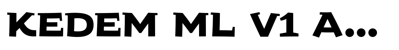 Kedem ML v1 AAA Bold